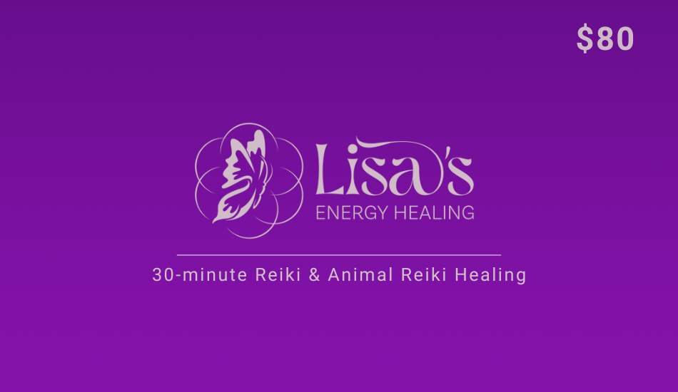30 minute Reiki Healing Gift Card